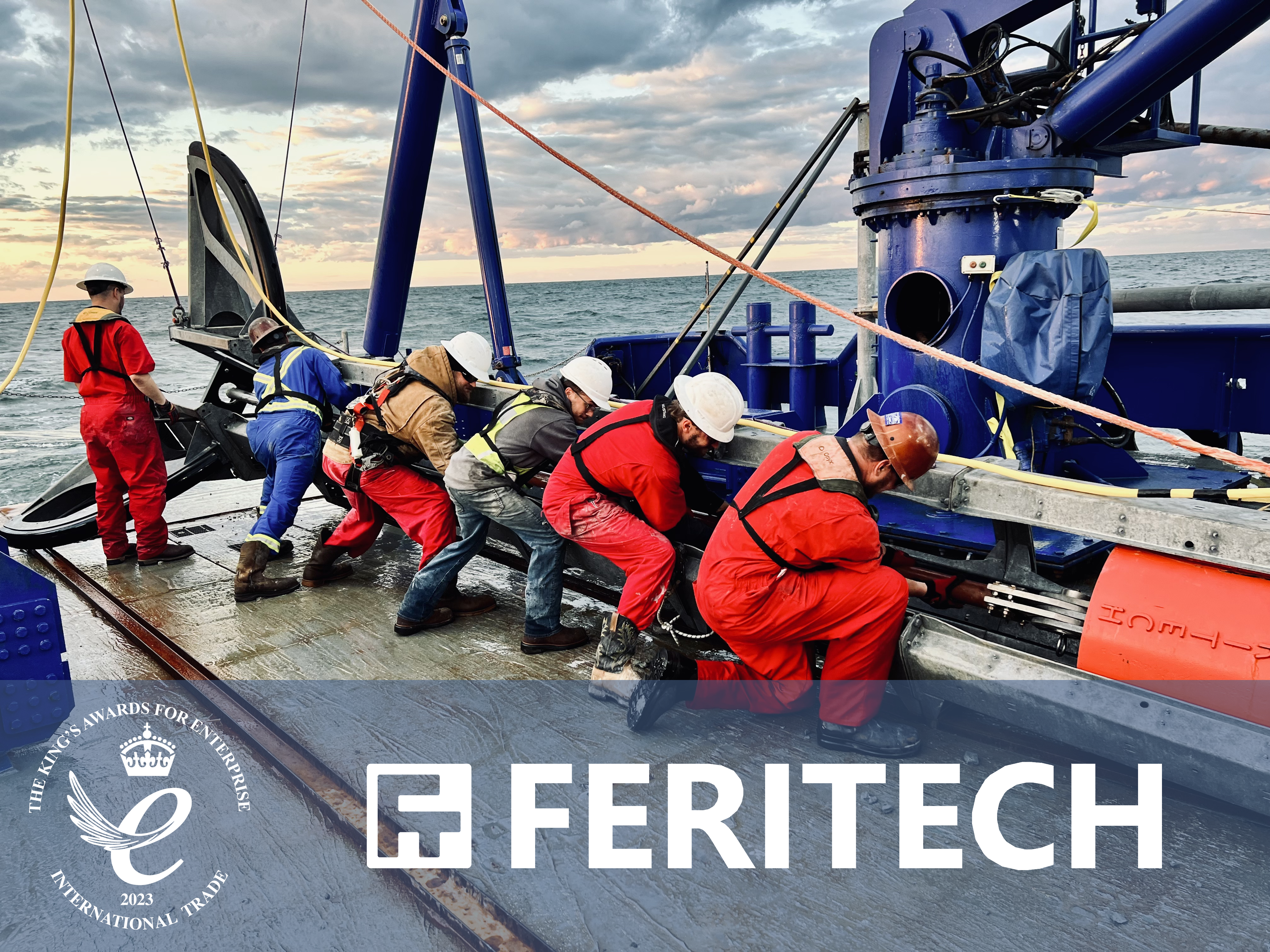 Feritech Vibrocorer In Gulf Of Mexico Kings Award Copy